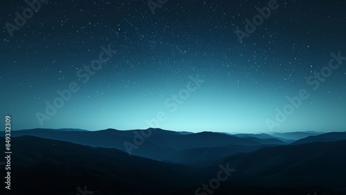 dark blue night sky minimalist