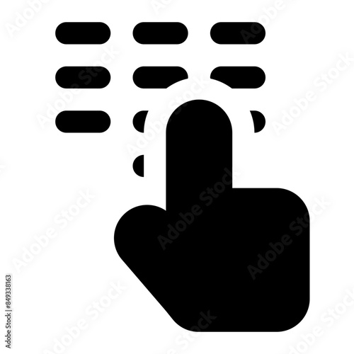 passcode icon for illustration 