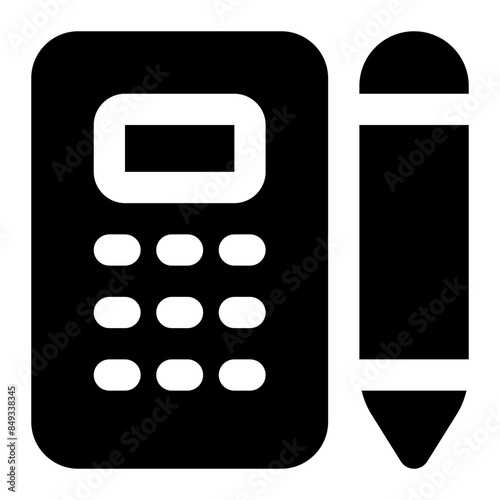 calculate icon for illustration 