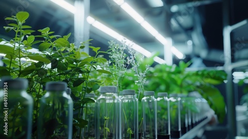 In the realm of science, environment, and biotechnology, the concept of growing and studying plants in a laboratory setting plays a crucial role, such as agriculture, medicine, and environmental conse photo