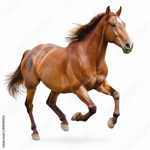 Horse isolated on white background