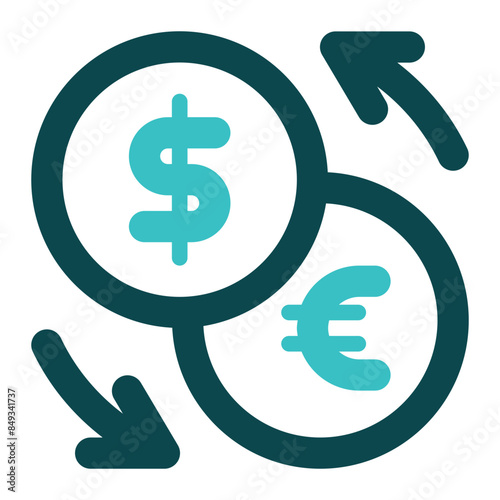 money exchange icon for illustration 