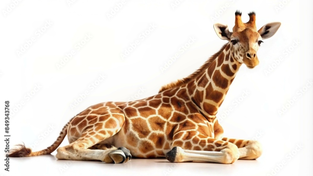 giraffe in the sand giraffe in the sand
