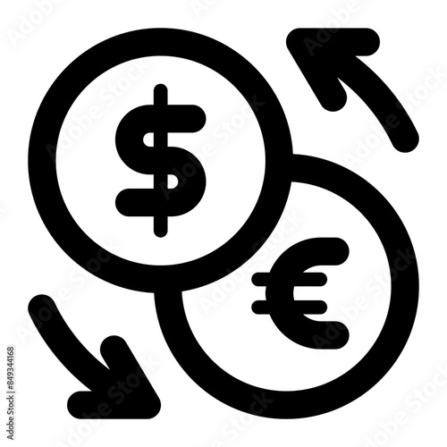 money exchange icon for illustration 
