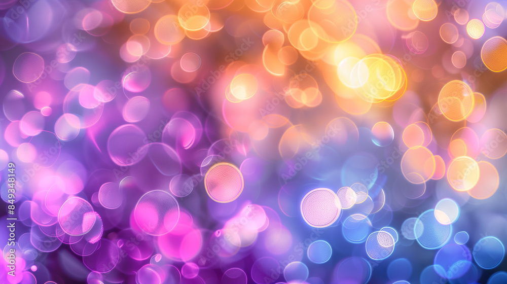 Abstract Bokeh Background with Pastel Light Circles Abstract Bokeh Background with Pastel Light Circles