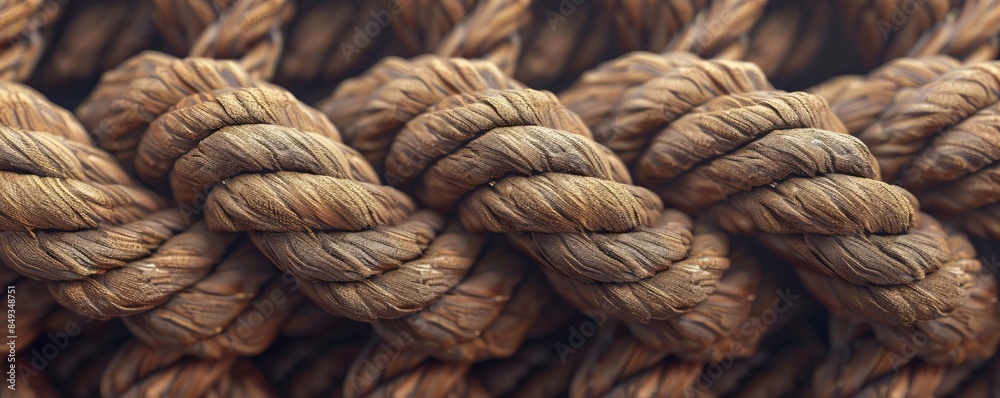 Braided rope texture with detailed strands, 4K hyperrealistic photo Braided rope texture with detailed strands, 4K hyperrealistic photo