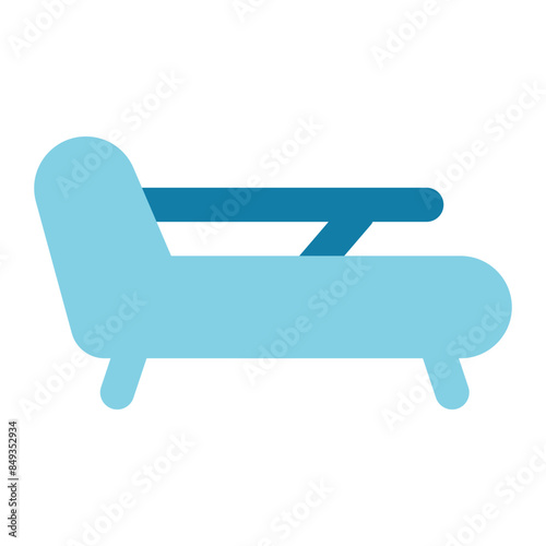 lounger icon for illustration