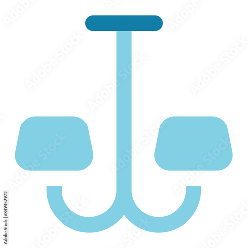 pendant lamp icon for illustration