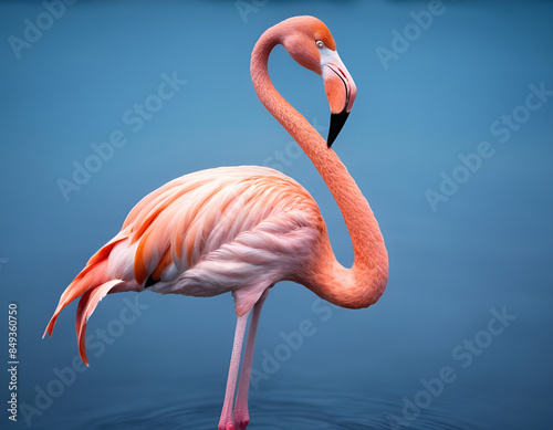 flamingo in the water, pink flamingo in the zoo, pink flamingo in the water