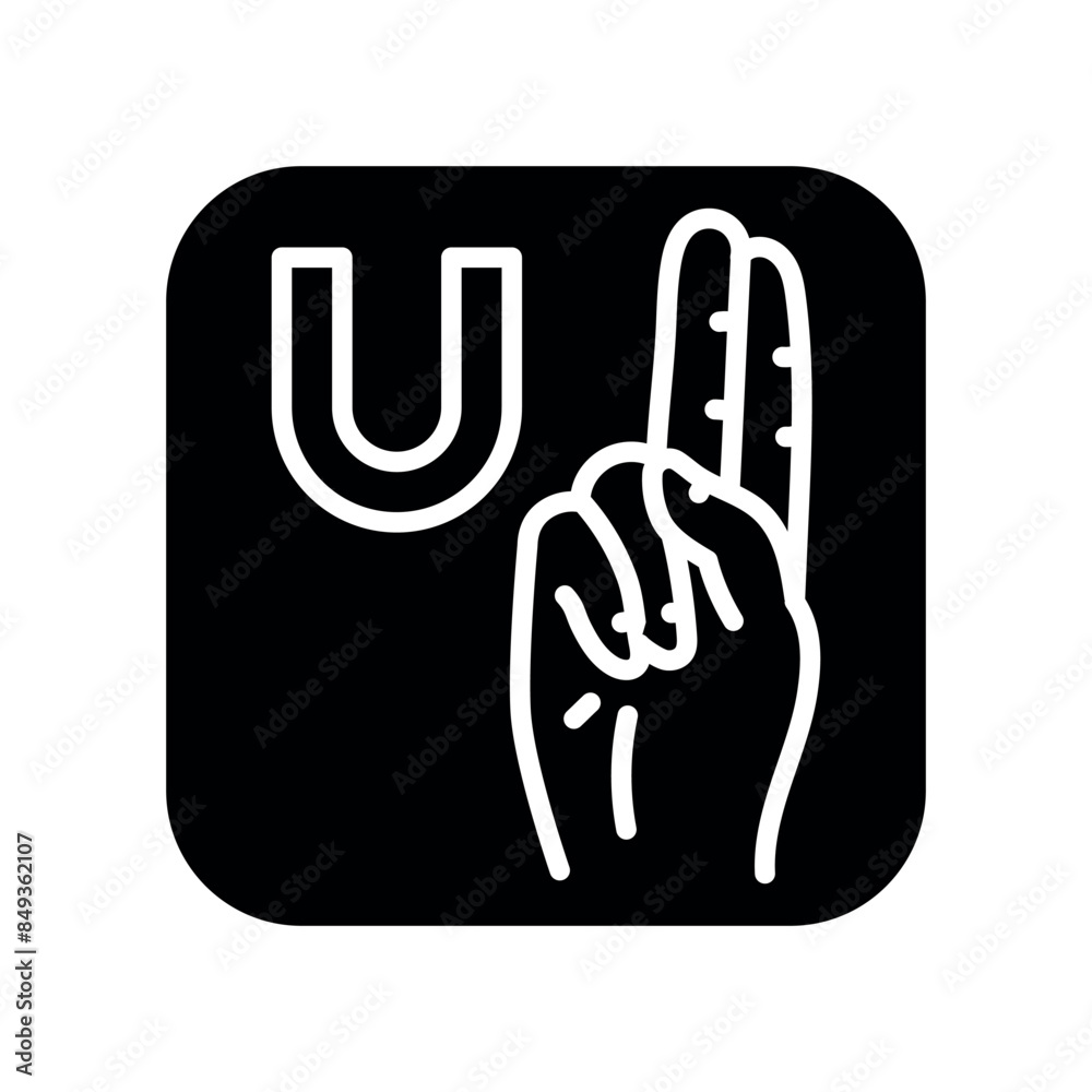 Obraz premium Sign Language interpreting color line icon. Web accessibility. Vector isolated element.
