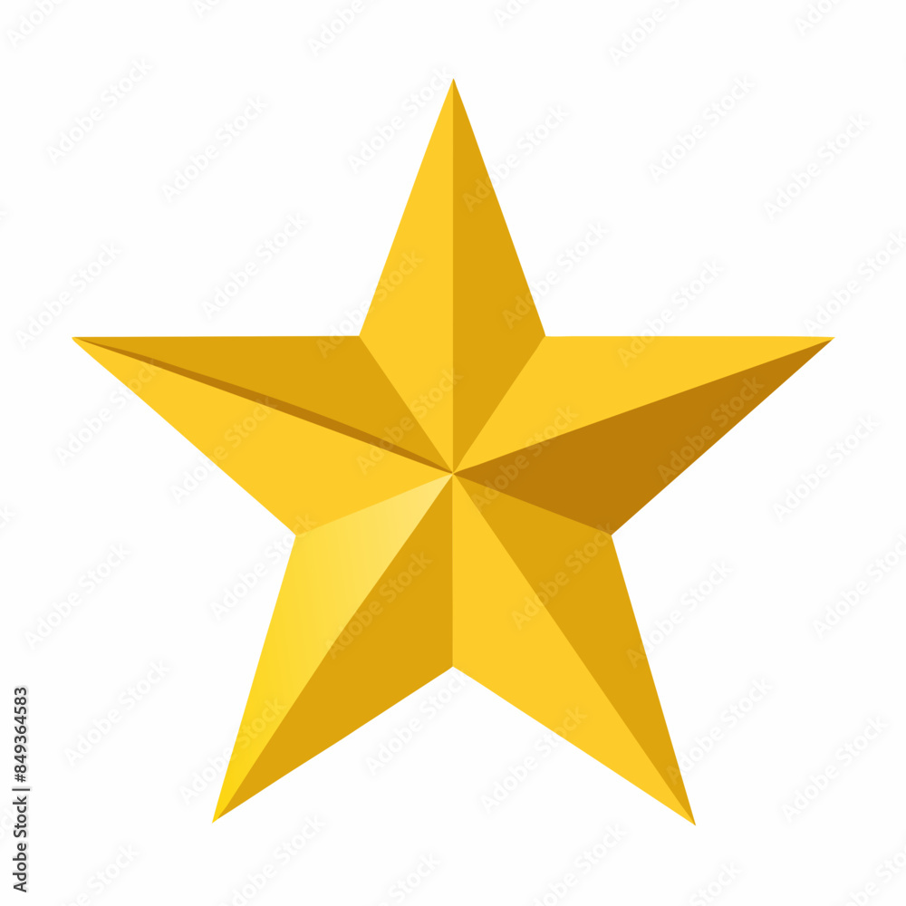 yellow-metal-star-5-rays-on-a-white-background yellow-metal-star-5-rays-on-a-white-background