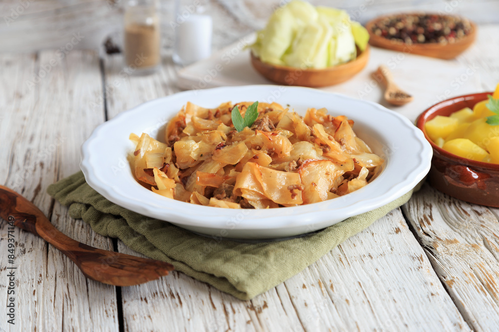 Schichtkohl mit Hackfleisch Schichtkohl mit Hackfleisch