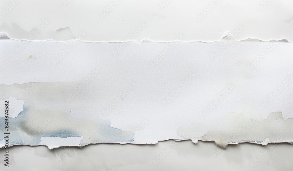 old paper texture。Plain White Watercolor Paper with White Background. old paper texture。Plain White Watercolor Paper with White Background.