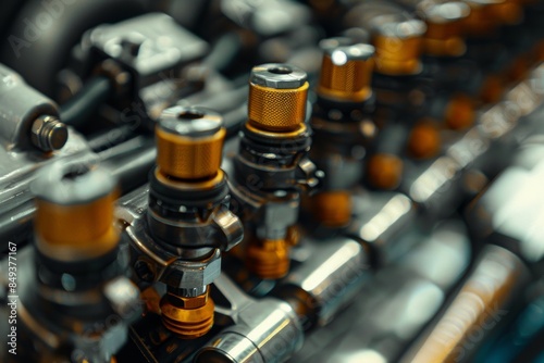 Detailed View of Car Fuel Injectors Highlighting Importance for Optimal Engine Performance