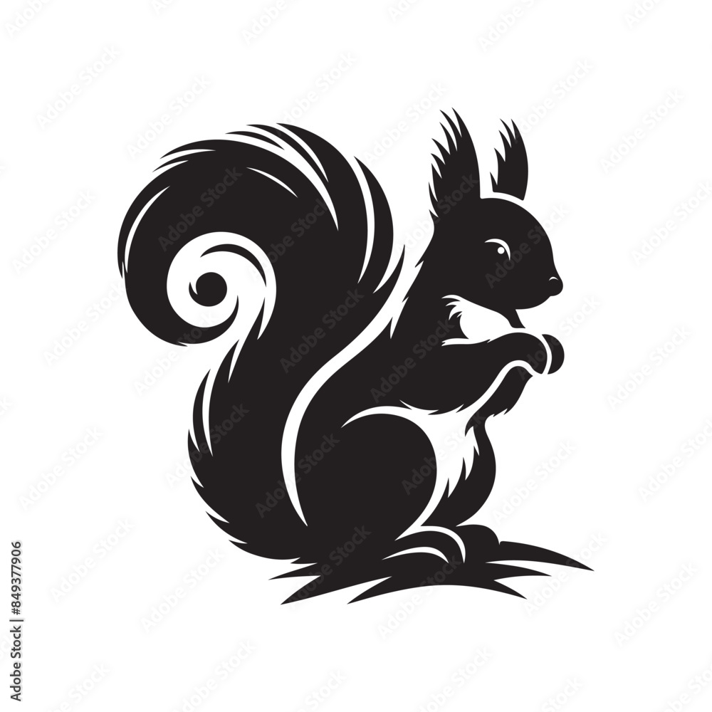 Squirrel vector s, American Squirrel design, Squirrel silhouette Squirrel vector s, American Squirrel design, Squirrel silhouette