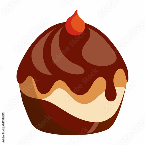 Chocolate Day Vector Art – Unique and Sweet Chocolate Illustration photo