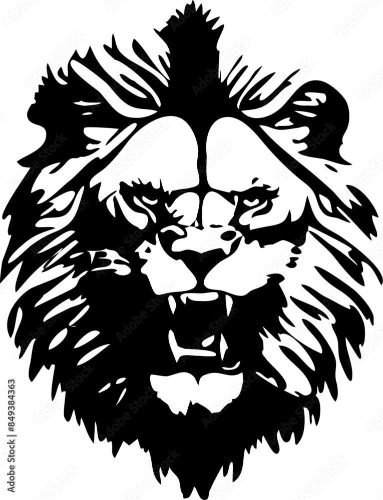 Obraz premium Angry lion