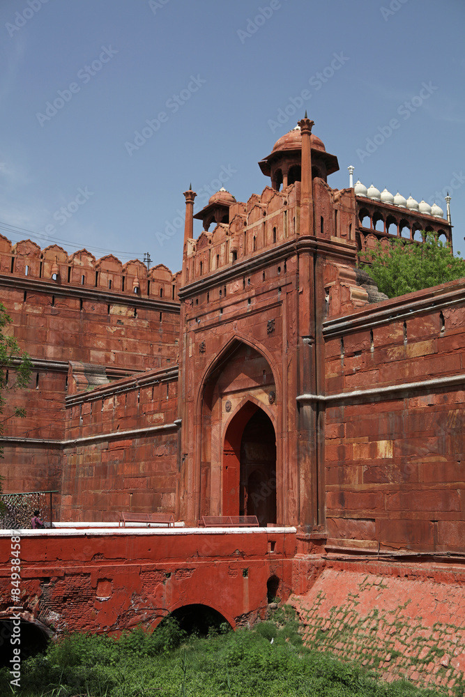Red Fort - historic fort in the Old Delhi, India