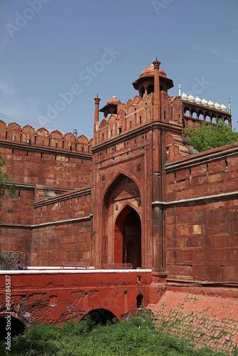 Obraz na płótnie Red Fort - historic fort in the Old Delhi, India w salonie