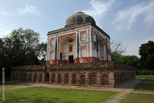 Obraz na płótnie Lakharwala Gumbad in Sunder Nursery - heritage park in New Delhi, India w salonie