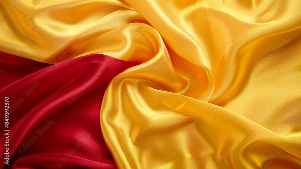 Yellow and Crimson silk background Yellow and Crimson silk background
