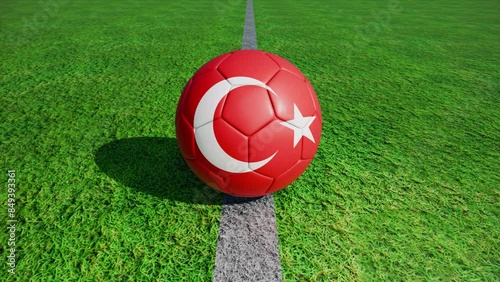 Turkey Flag Soccer Ball- Football Ball