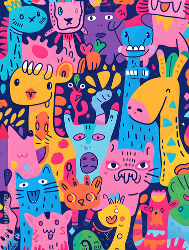 cartoon illustrator card or background