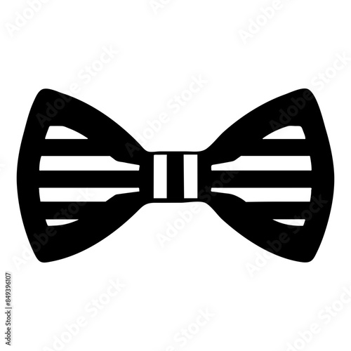 striped bow tie