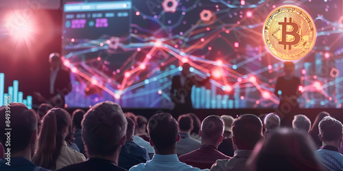 Cryptocurrency Conference with Bitcoin Presentation