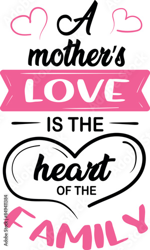 Mother's day lettering. Interesting, heartwarming and cool lettering illustration vector