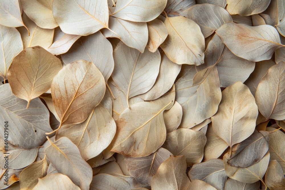 A detailed view of a collection of leaves on a stem, suitable for use in nature or botany-related contexts A detailed view of a collection of leaves on a stem, suitable for use in nature or botany-related contexts