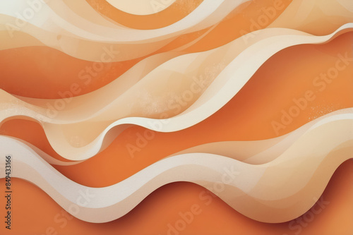 orange abstract digital art background