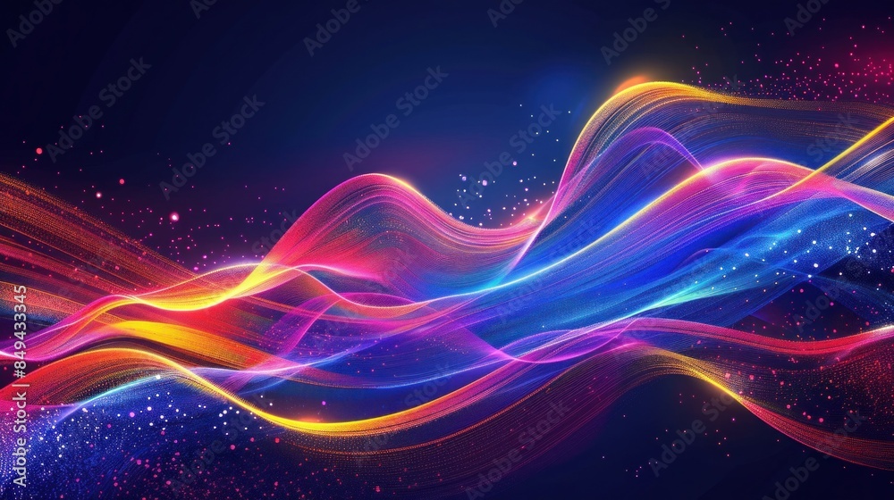 illustration of light speed using color vibrant illustration of light speed using color vibrant