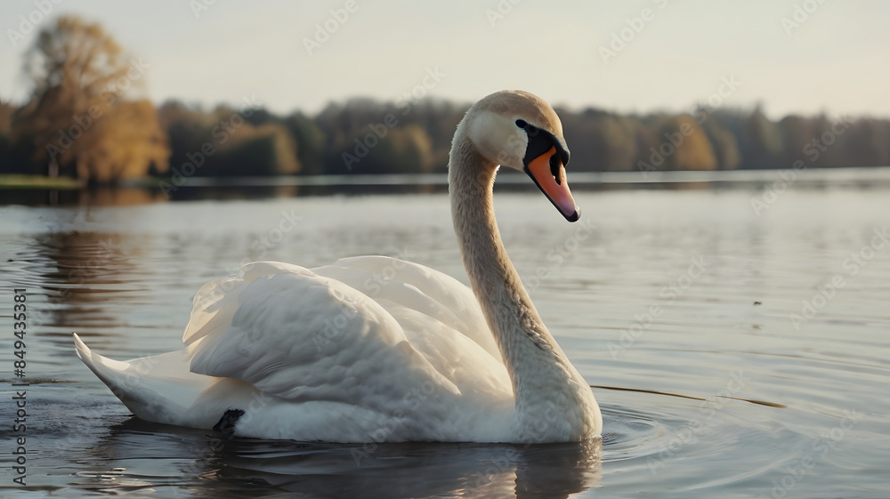 Fototapeta premium Elegant Swan