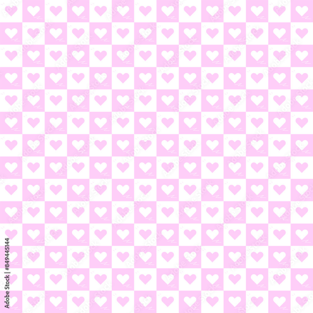 Whispers of Love in Pink and White