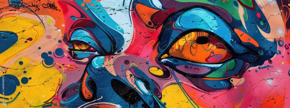 Peace street art graffiti colorful Peace street art graffiti colorful