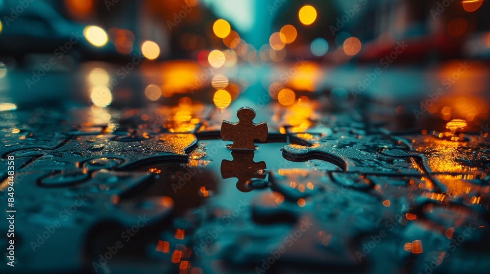 A close-up of a puzzle piece fitting perfectly into place, with other pieces blurred in the background, representing the moment of clarity when a solution is found. A close-up of a puzzle piece fitting perfectly into place, with other pieces blurred in the background, representing the moment of clarity when a solution is found.