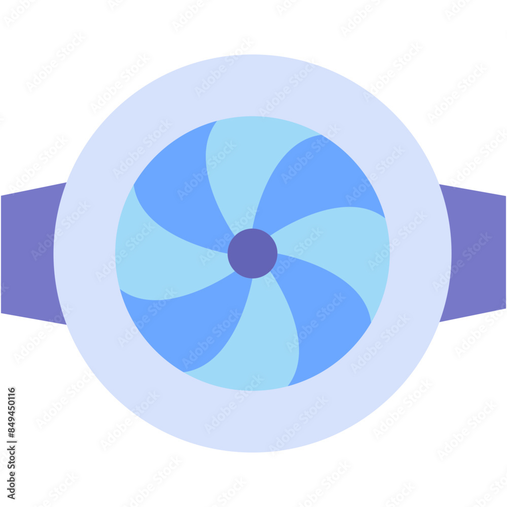 engine fan vector design flat icon engine fan vector design flat icon