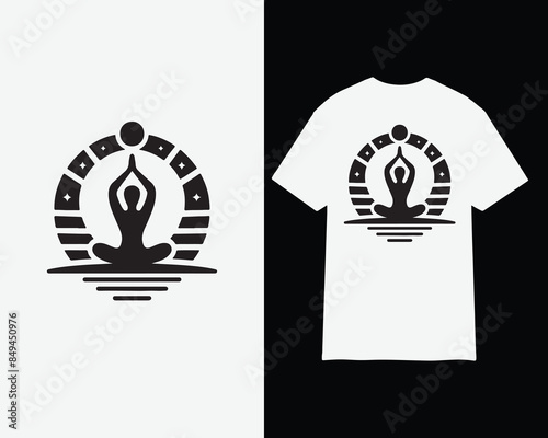 INTERNATIONAL YOGA DAY vector t shirt design 