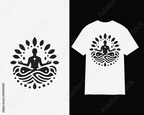 INTERNATIONAL YOGA DAY vector t shirt design 