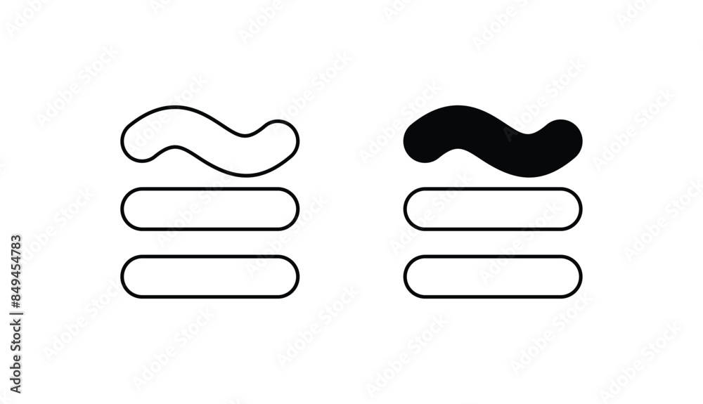 Congruent To icon design with white background stock illustration Congruent To icon design with white background stock illustration