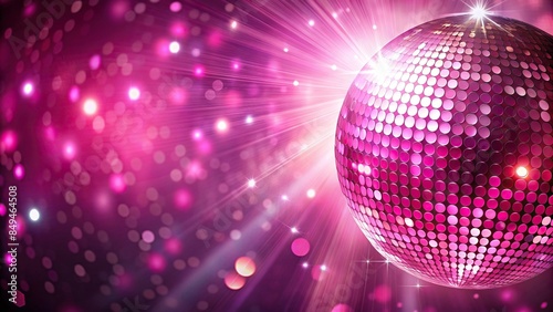 Pink disco balls background with a shimmering and sparkly effect, disco, balls, pink, background, shiny, reflection, nightclub