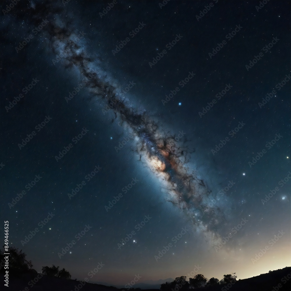 Obraz premium night sky with stars