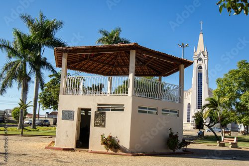 Praça da Igreja Matriz, cidade de Patrocinio Minas Gerais, Centro, triangulo Mineiro. 23 de maio de 2024.