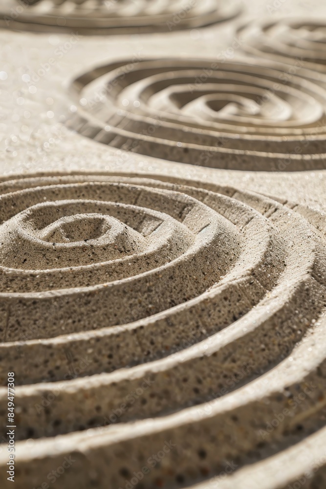 Harmonious Balance: Fibonacci Geometry and Zen Design in Sand Garden Circles Harmonious Balance: Fibonacci Geometry and Zen Design in Sand Garden Circles