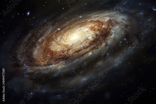 Cosmic Spiral Symphony: Enchanting Galaxy Spirals in Fibonacci Sequence Revelation