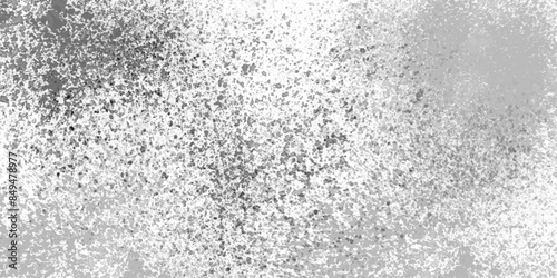 Black and white stain rusty metal texture isolated abstract vintage grunge background.