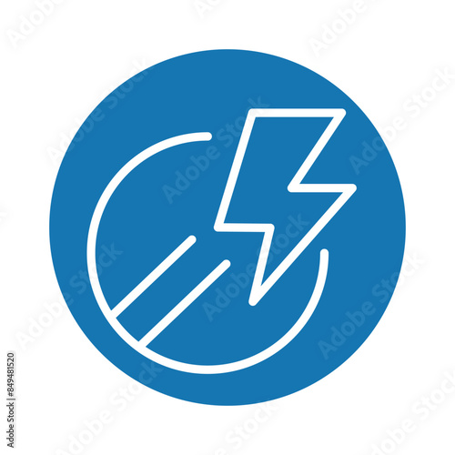 Analgesics line color icon. Vector isolated button.