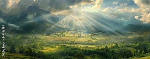 A stunning landscape where ...