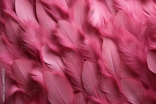 a group of pink feathers photo